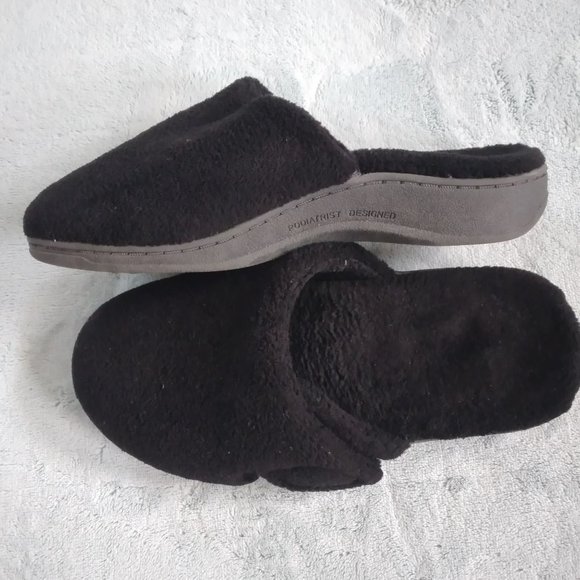 Vionic Women's Gemma Black Slide Slippers Sandal Size 5 - Picture 1 of 8